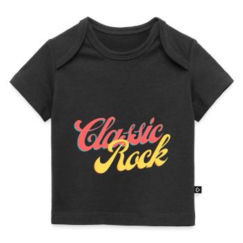Rock Classique - Musiciens Vintage - Rocker Rétro - T-shirt Premium bébé bio - noir - Devant