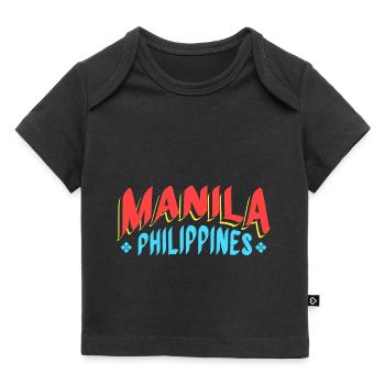 Manila Filipino Design für stolze Pinoys - Baby Premium Organic T-Shirt - Schwarz - Vorne