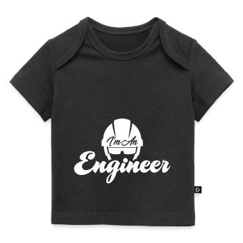 Ich bin ein Ingenieur - Baby Premium Organic T-Shirt - Schwarz - Vorne