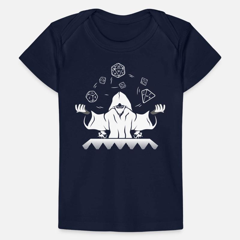 Game Master DM GOD D20 Wizard RPG de table T-shirt Premium bébé bio
