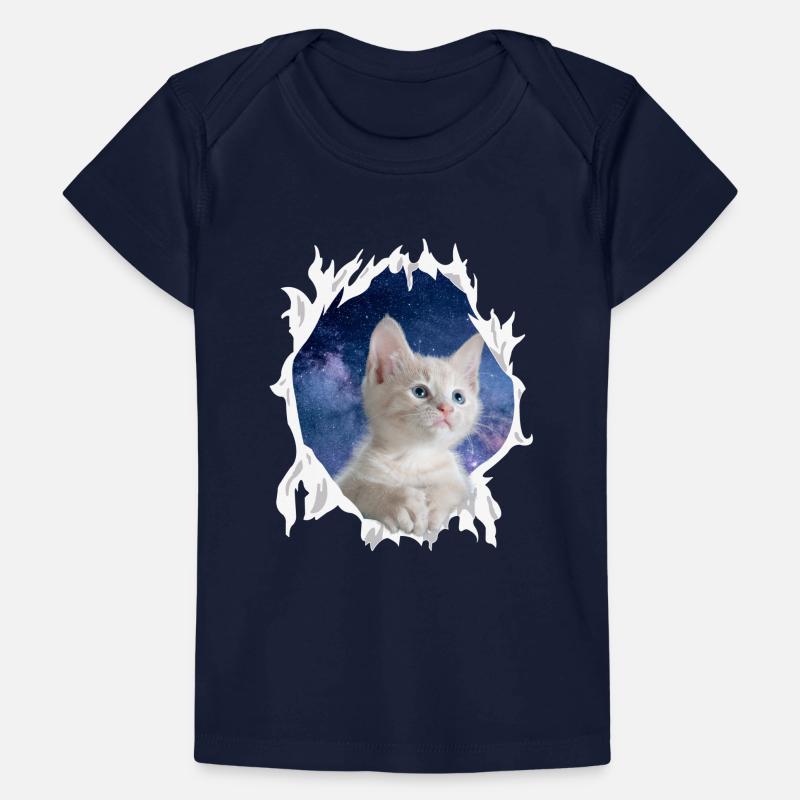 Cute 3D Kitten Cat - Gift Baby Premium Organic T-shirt