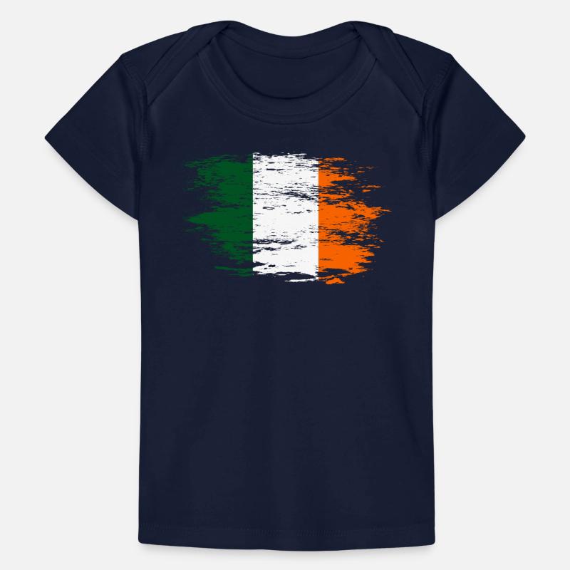 Drapeau de l’Irlande utilisé T-shirt Premium bébé bio