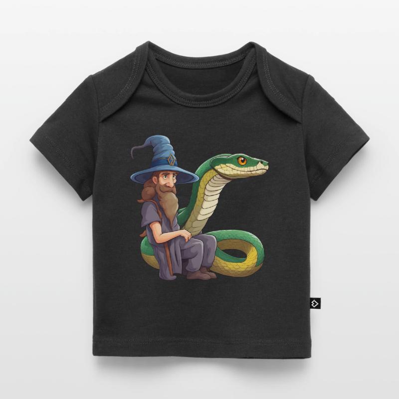 Sorcier Serpent Anaconda Serpent Boa Python T-shirt Premium bébé bio