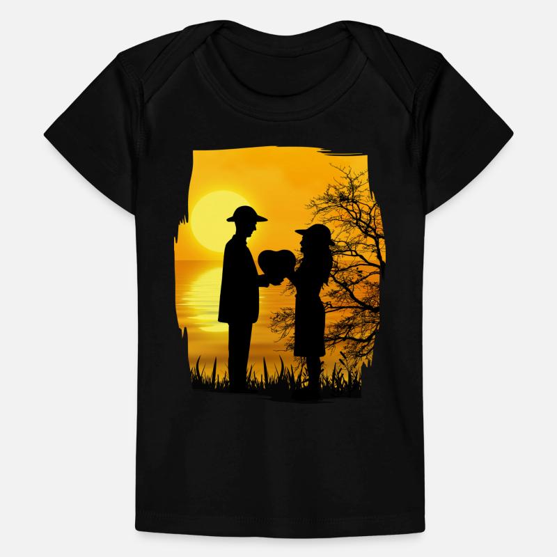 valentine Baby Premium Organic T-shirt