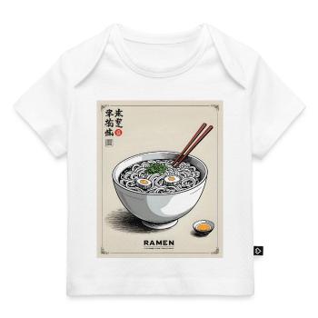 Bol de ramen vintage - T-shirt Premium bébé bio - marine foncé - Devant