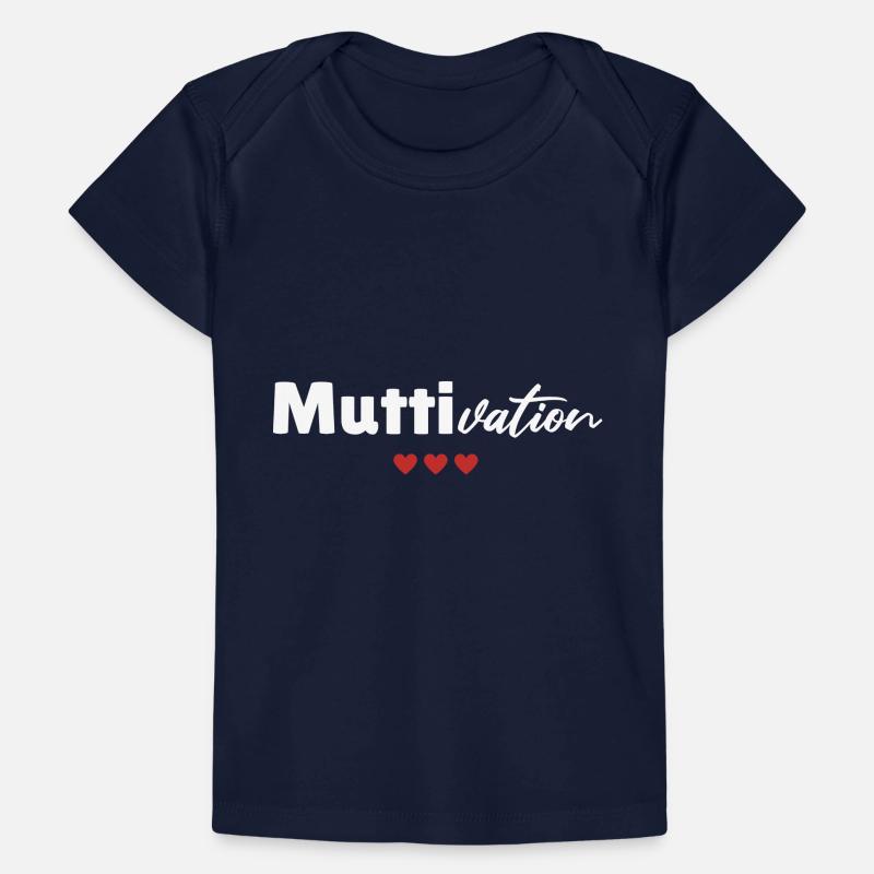 Mama Mutti Mutter Muttertag Motivation Lustig Herz Baby Premium Organic T-Shirt