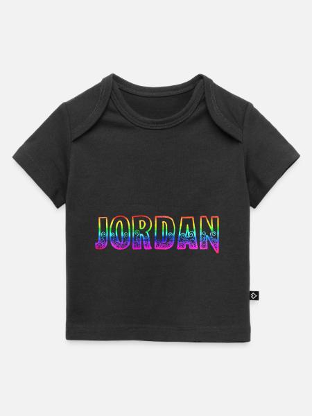 jordan rs regenbogen - Baby Premium Organic T-Shirt - Schwarz