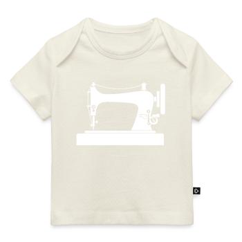 machine à coudre - T-shirt Premium bébé bio - marine foncé - Devant