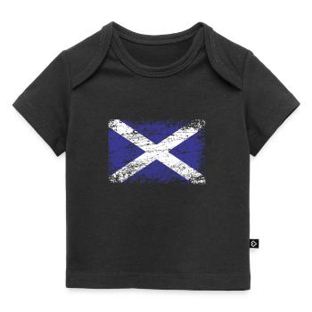 Scotland Scottish flag flag - Baby Premium Organic T-shirt - black - Front