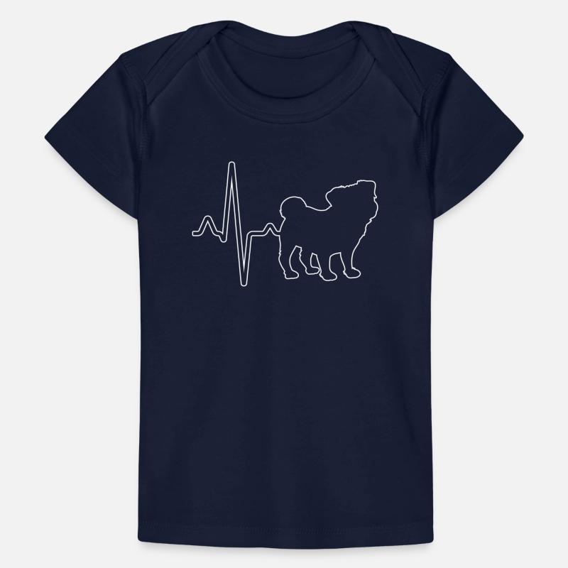 Mops Herzschlag Baby Premium Organic T-Shirt