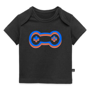 Gambler Gamer Gaming Dicton amusant - T-shirt Premium bébé bio - noir - Devant