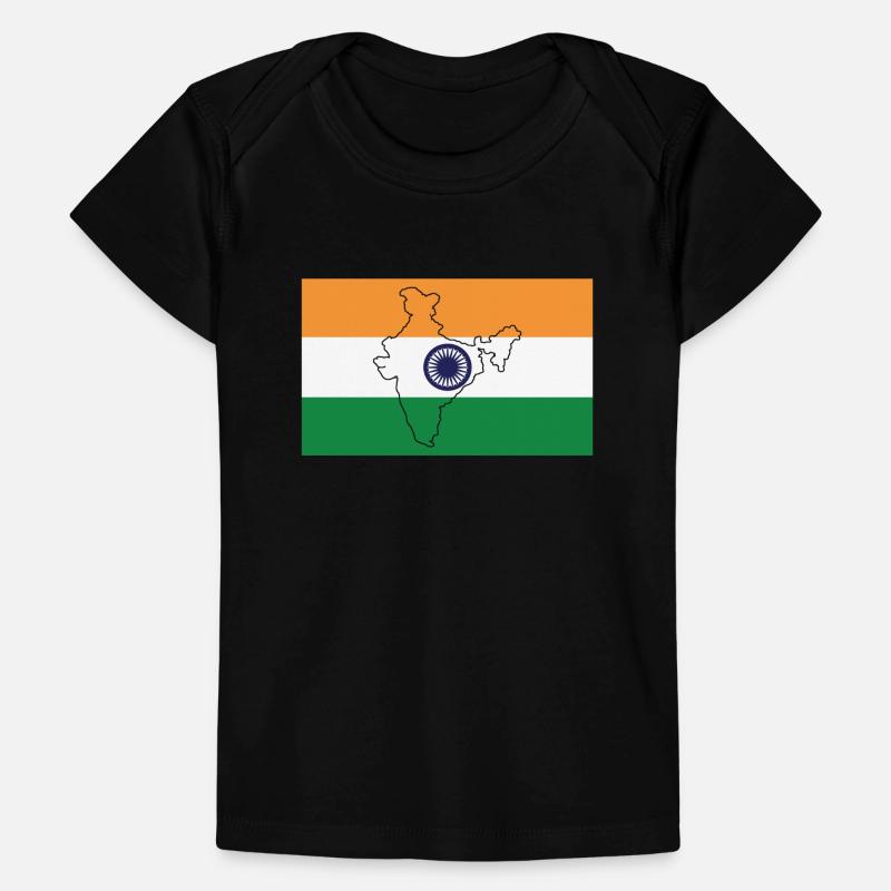 Drapeau de l’Inde T-shirt Premium bébé bio