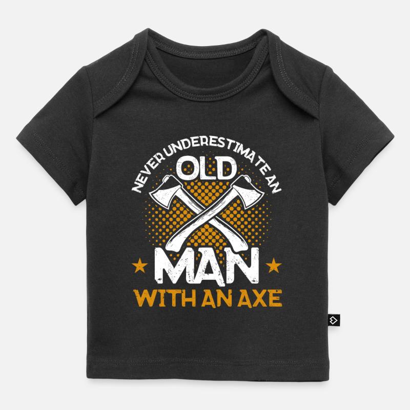 Axt Werfer Axt Werfen Axt Geschenk - Baby Premium Organic T-Shirt - Schwarz