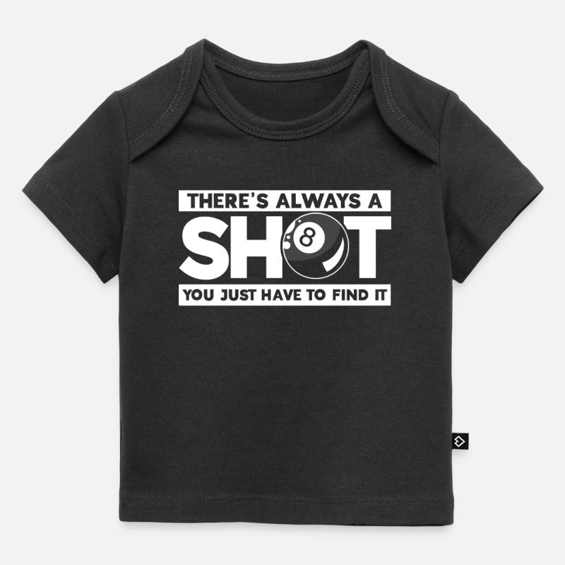 Idée cadeau billard Billard Player Pool Snooker - T-shirt Premium bébé bio - noir
