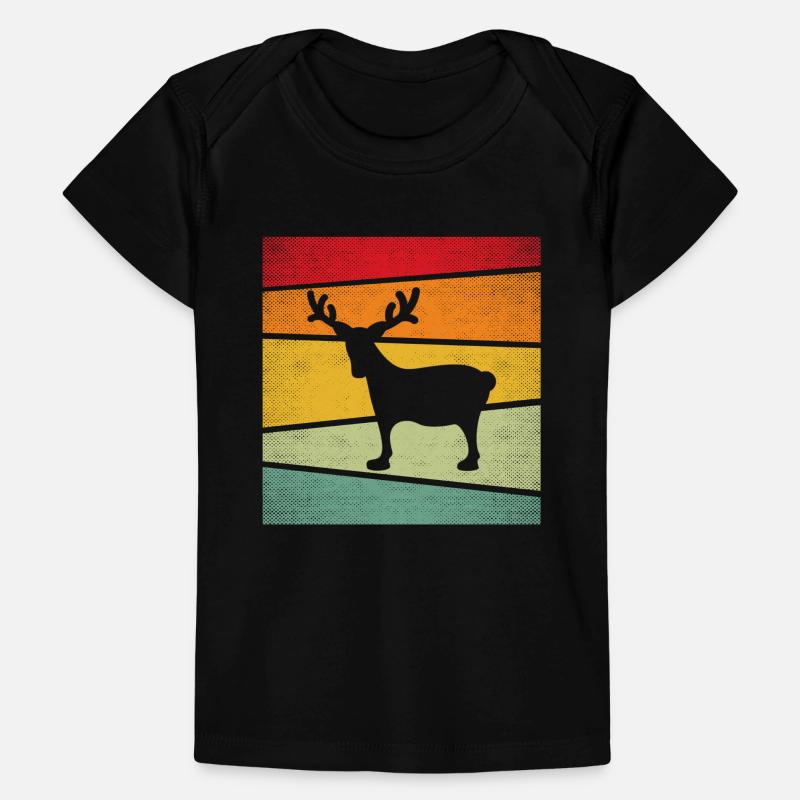 Moose Retro Baby Premium Organic T-shirt
