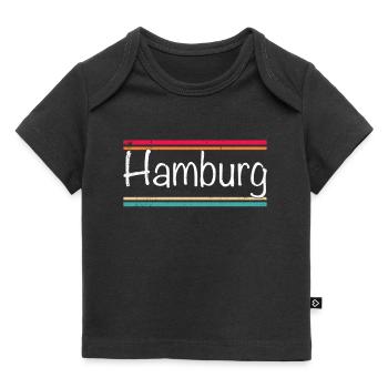 Hamburg - Baby Premium Organic T-shirt - black - Front