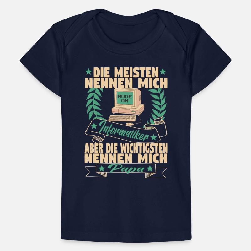 Informatik Computer Programmierer Entwickler Vater Baby Premium Organic T-Shirt