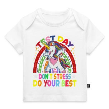 Testing Day Staar Test Day Teacher Student Exam - Baby Premium Organic T-shirt - dark navy - Front