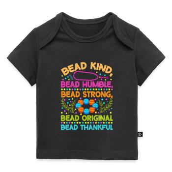 Beading Designs for Beader - Baby Premium Organic T-shirt - black - Front