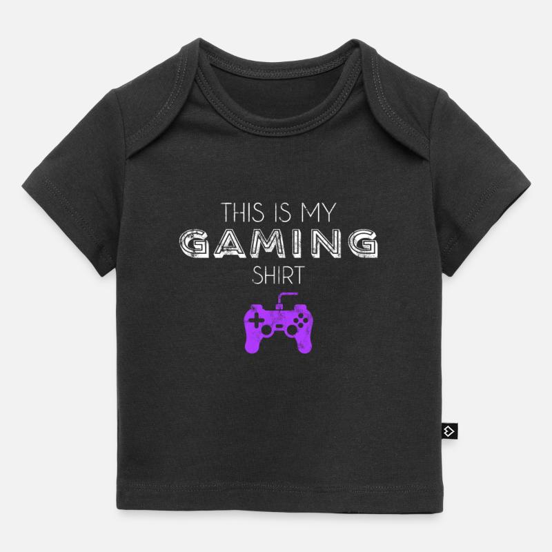 Chemise de jeu - T-shirt Premium bébé bio - noir