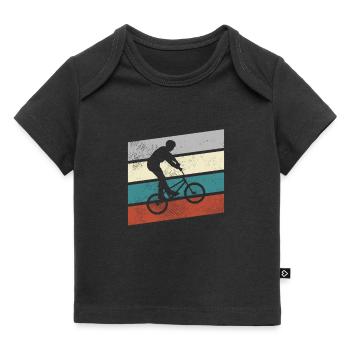 BMX Retro - Baby Premium Organic T-Shirt - Schwarz - Vorne