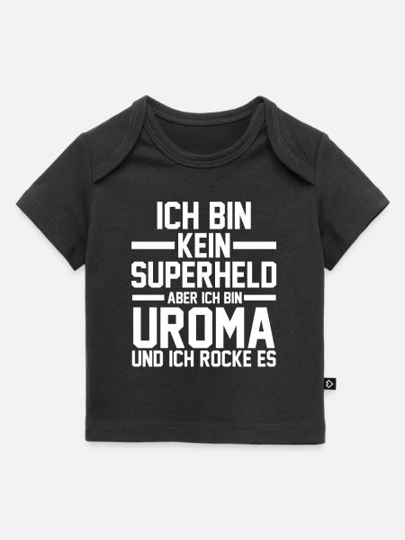 Urgroßmutter Uroma - Baby Premium Organic T-Shirt - Schwarz