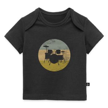Percussion - T-shirt Premium bébé bio - noir - Devant