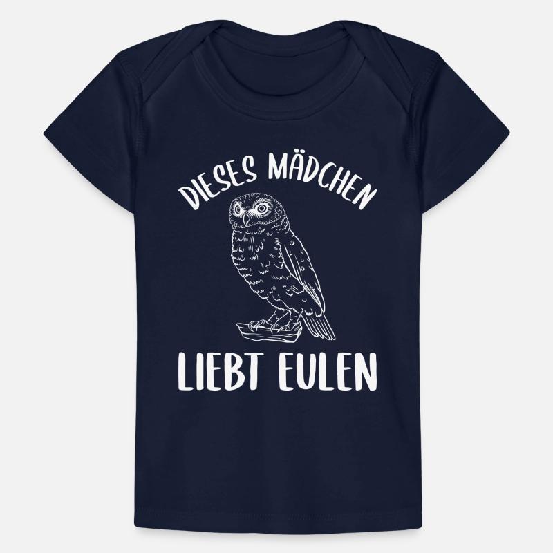 Mädchen Eulenliebhaber Inbrunst Statement Baby Premium Organic T-Shirt