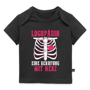 Logopädie Logopädin - Baby Premium Organic T-Shirt - Schwarz - Vorne