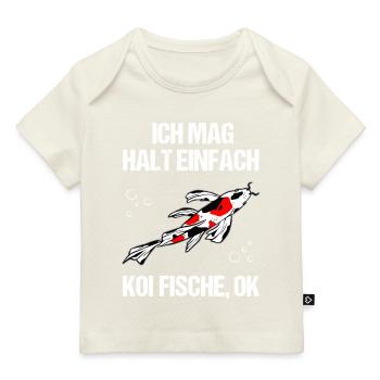 Koi Fische Puristen Statement - Baby Premium Organic T-Shirt - Dunkelnavy - Vorne