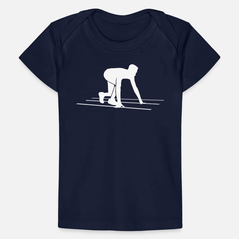 Sprinter Start Dynamics Strength Athlete Gift Baby Premium Organic T-shirt