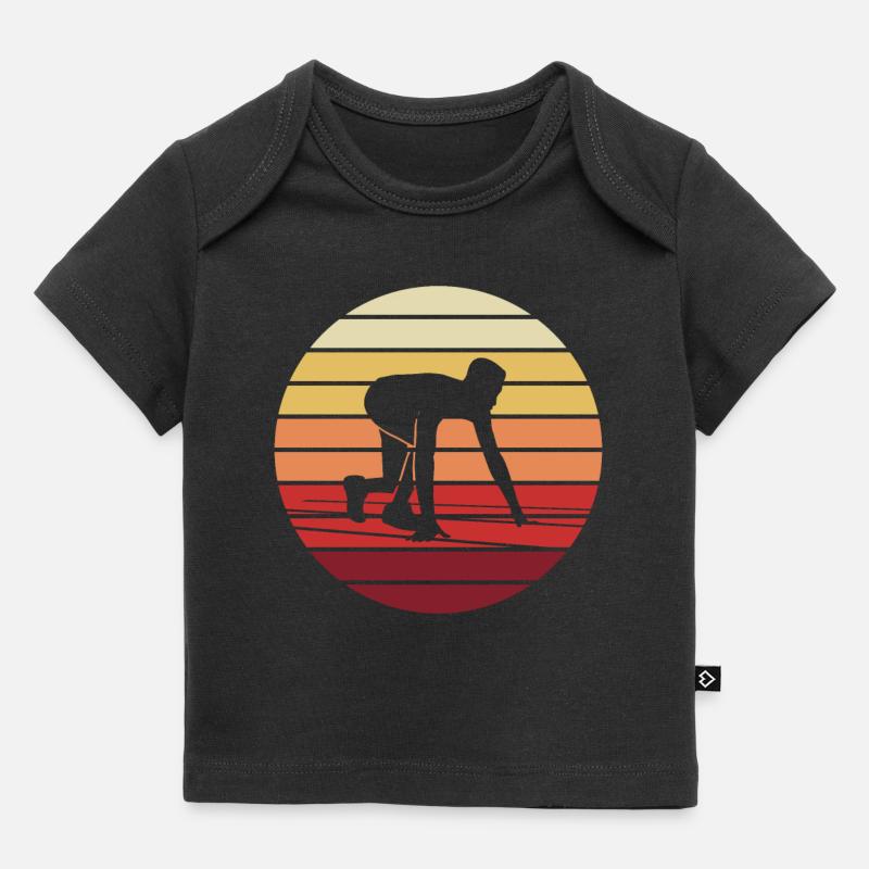 Départ Sprint Sunset Athlétisme - T-shirt Premium bébé bio - noir