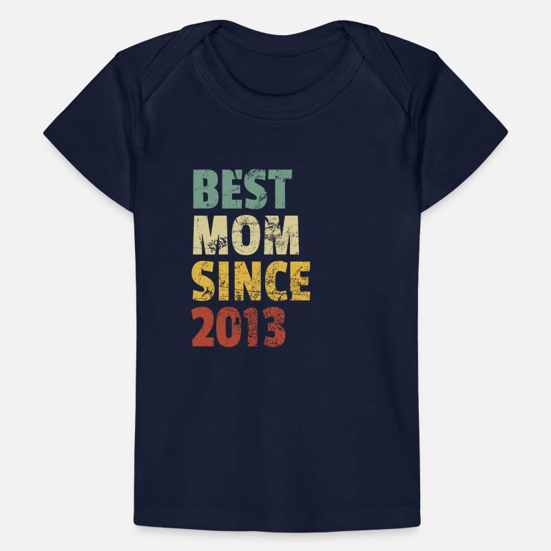 Beste Mutter seit 2013 Muttertags-Slogan-Zitat Baby Premium Organic T-Shirt