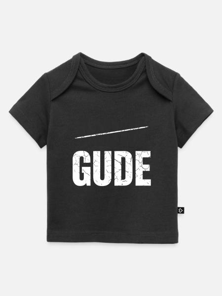 Moin? Nein, Gude! - Baby Premium Organic T-Shirt - Schwarz