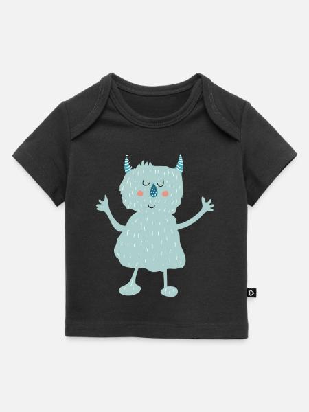Monster - Premium baby t-shirt økologisk - sort