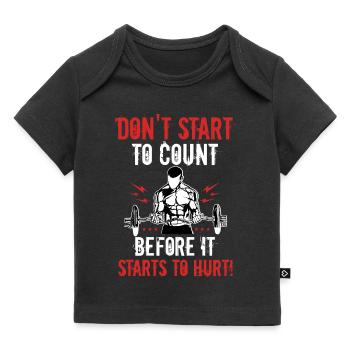 Bodybuilder Body Building Body Training Cadeau - T-shirt Premium bébé bio - noir - Devant