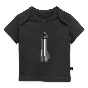 Starship SN8 gelandet (Update 2020) - Baby Premium Organic T-Shirt - Schwarz - Vorne