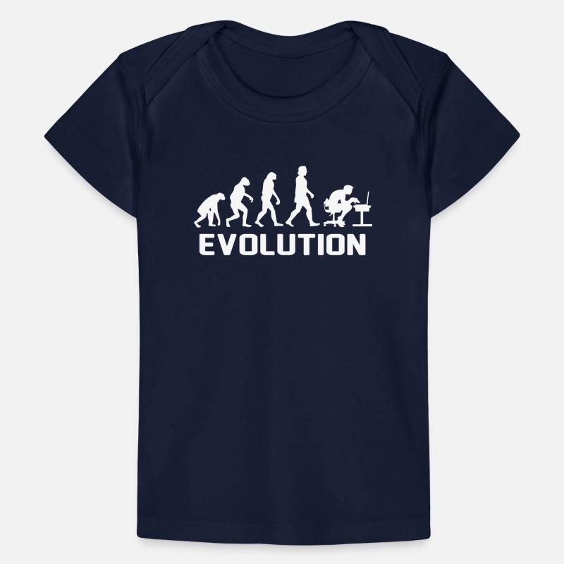 Computer PC Evolution Computer Scientist Programmer Baby Premium Organic T-shirt