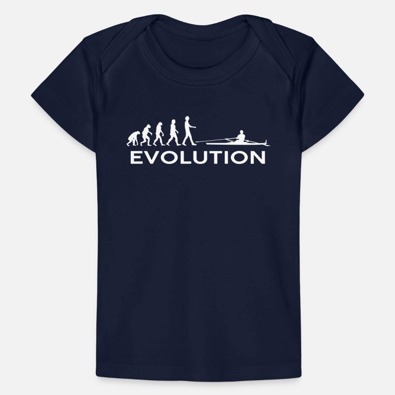Evolution rowing rowing oar oars Baby Premium Organic T-shirt