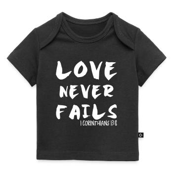 Jesus, Jesus, Jesus Christian Christian Christian - Baby Premium Organic T-shirt - black - Front