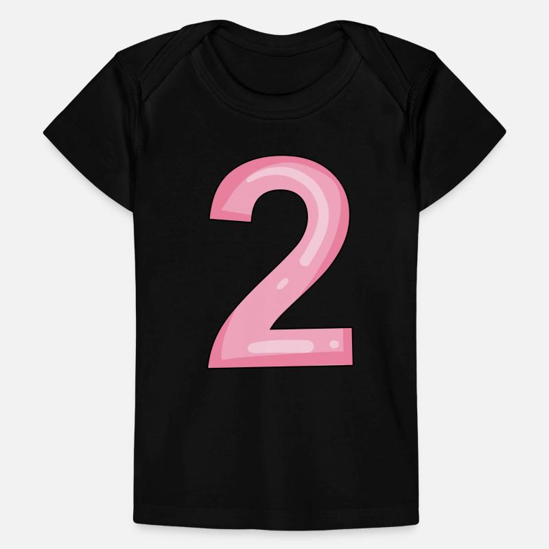 2 rose T-shirt Premium bébé bio