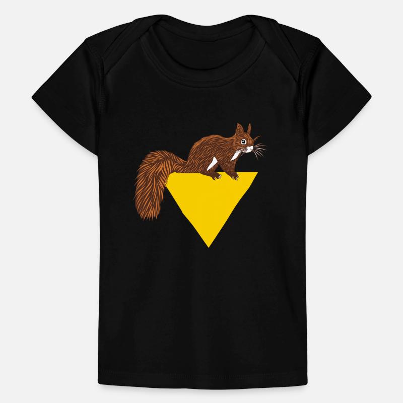 Eastern Gray Japanese Fox Squirrel Lover Squirrel Baby Premium Organic T-shirt