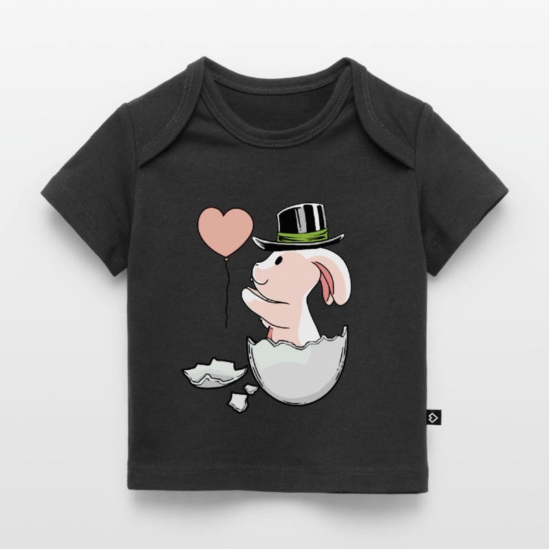 Easter Balloon EggShell Easter Rabbit Baby Premium Organic T-shirt