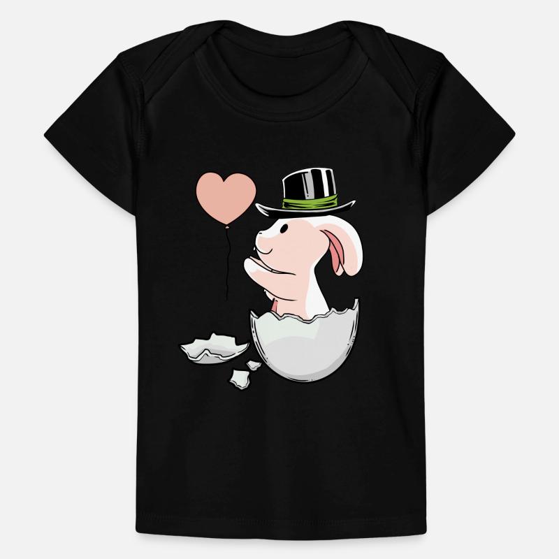 Easter Balloon EggShell Easter Rabbit Baby Premium Organic T-shirt