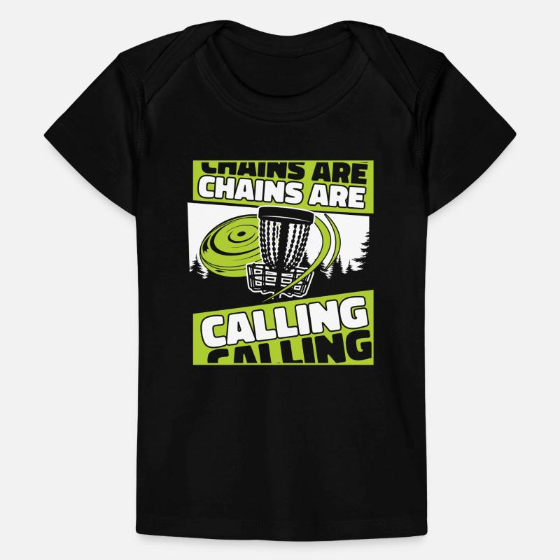 Chains Are Calling Korb Scheibe Disc Golfer Baby Premium Organic T-Shirt