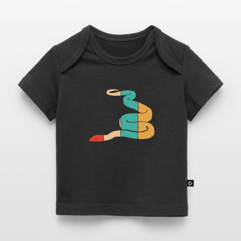 Retro Scale Creepers Python Snake Banana Baby Premium Organic T-shirt