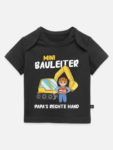 Bauleiter Bauleitung - Baby Premium Organic T-Shirt - Schwarz