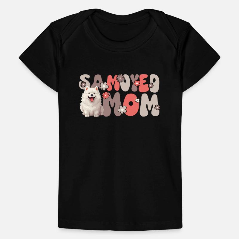 Samoyed Groovy Samoyed Mom Baby Premium Organic T-shirt