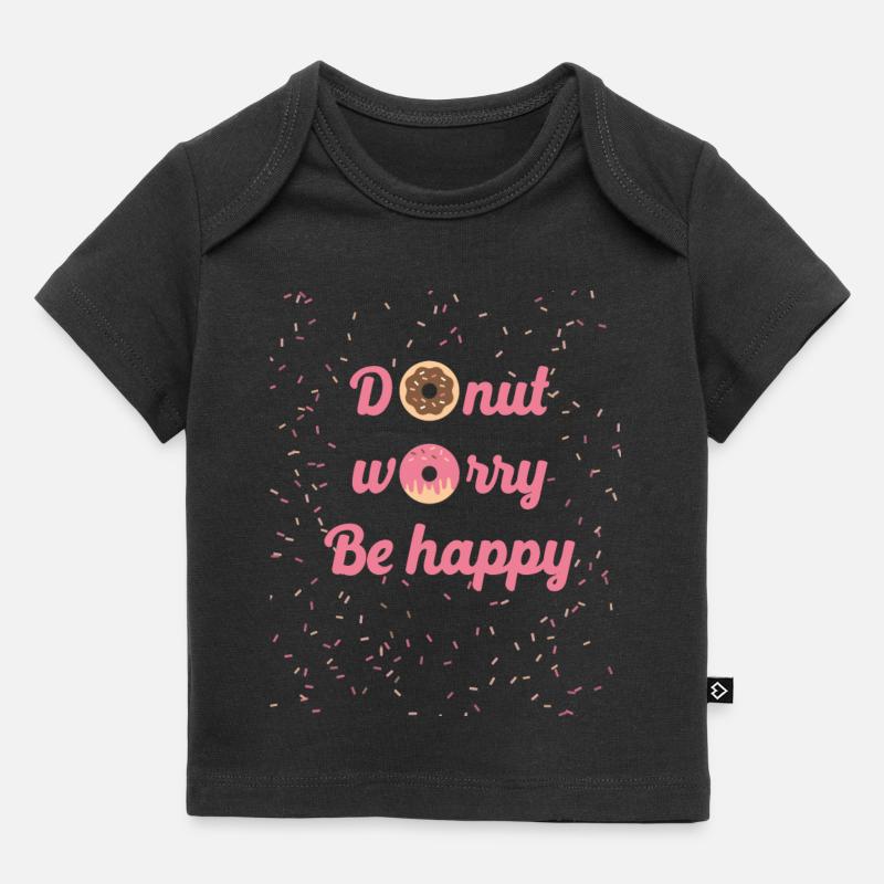 vous inquiétez pas beigne - T-shirt Premium bébé bio - noir