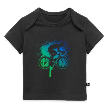 Vélo de route Vélo de route Vélo de route Vélo de route - T-shirt Premium bébé bio - noir - Devant